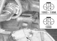  Проверка и замена датчика-выключателя огней заднего хода Nissan Maxima QX